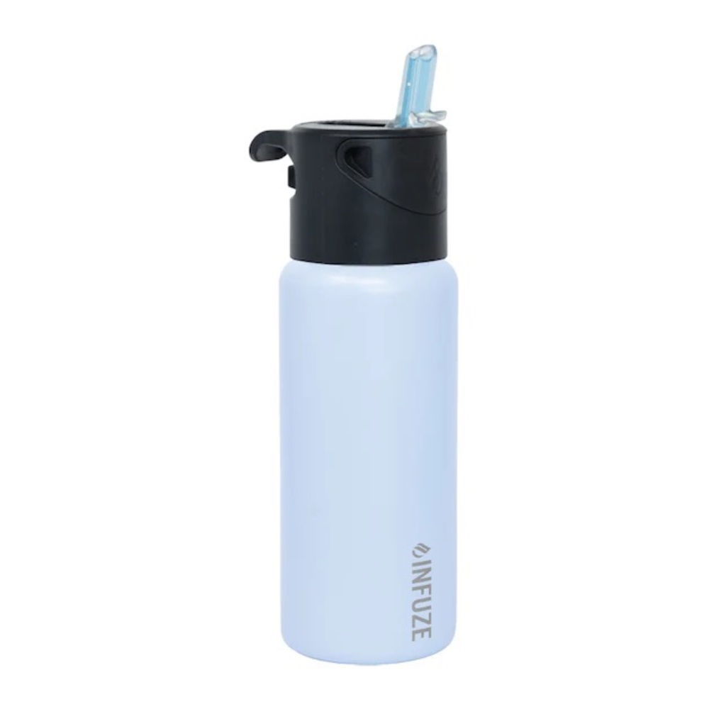 Like New Light Blue Stainless Steel Infuze Water Bottle